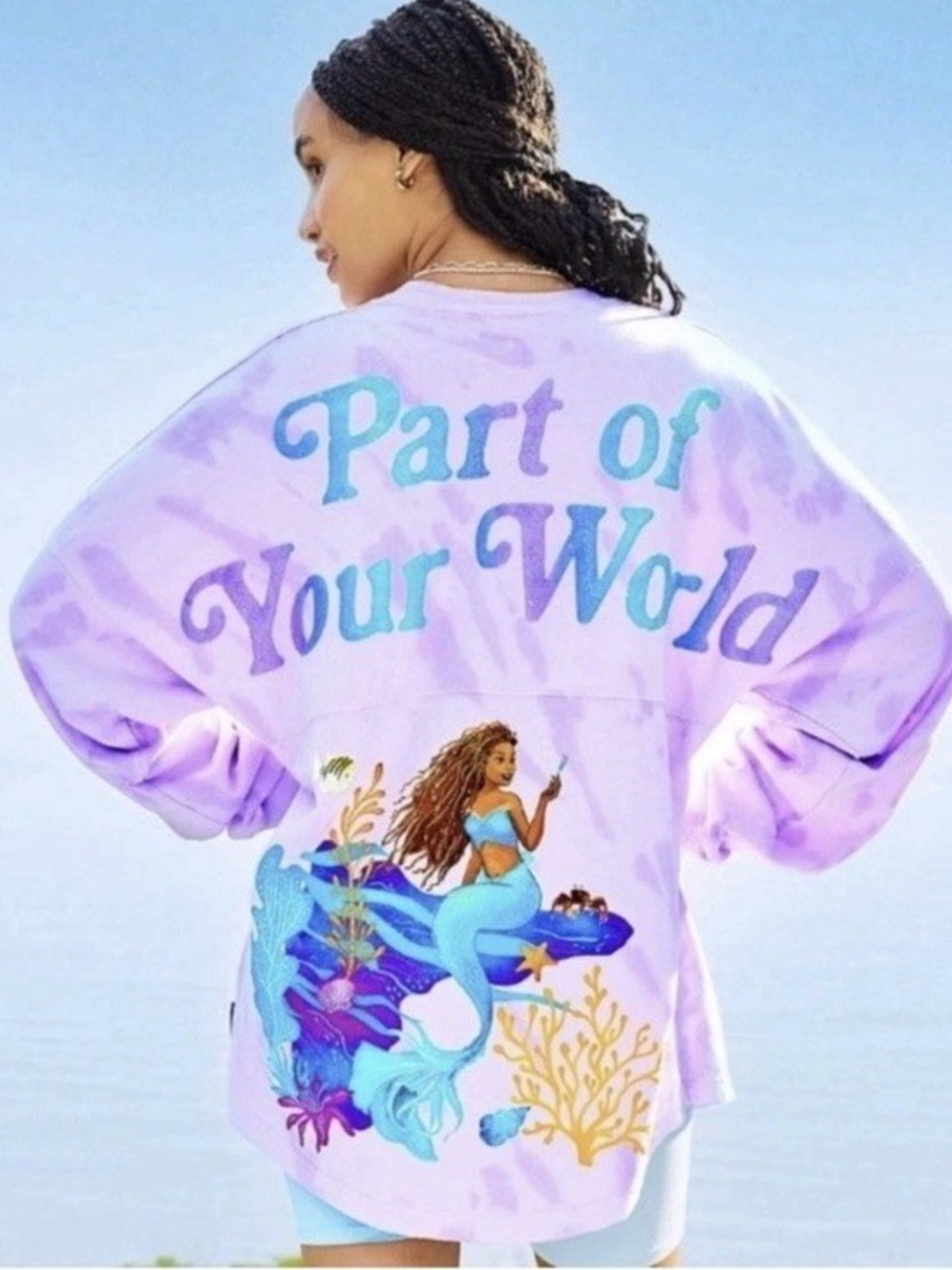 Disney Ariel Spirit Jersey in purple inspired by The Little Mermaid